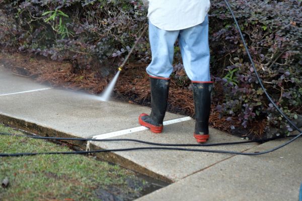 Cost of Sidewalk Washing in Broken Arrow
