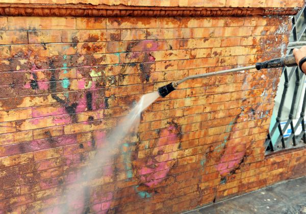 Cost of Brick Graffiti Cleaning in Broken Arrow